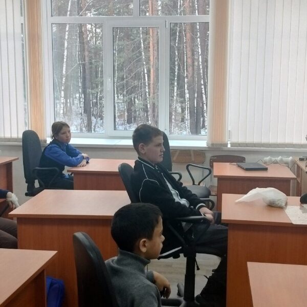 Первое занятие кружка “Цифровая мастерская”